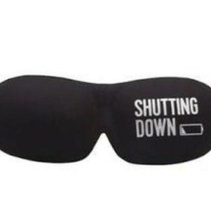 My Contoured Eye Mask Sleep Black Lightweight Extras ZZZ's
